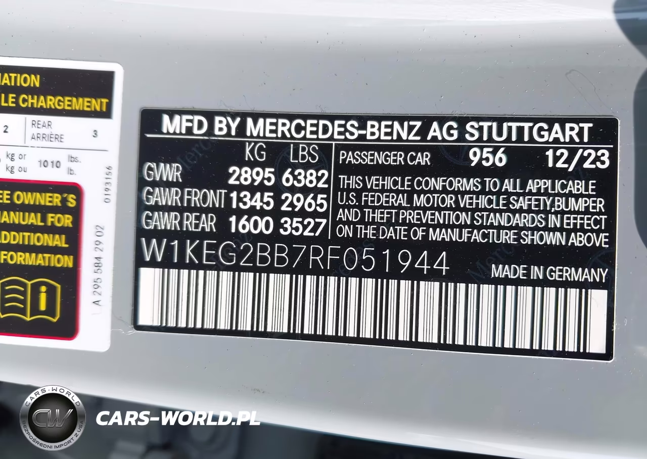 2024 Mercedes-Benz Eqe 350+ VIN:W1KEG2BB7RF051944 - 9