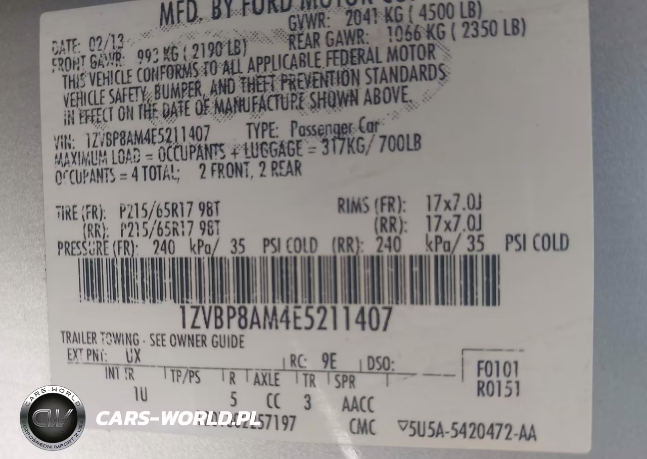 2014 Ford Mustang V6 VIN:1ZVBP8AM4E5211407 - 9