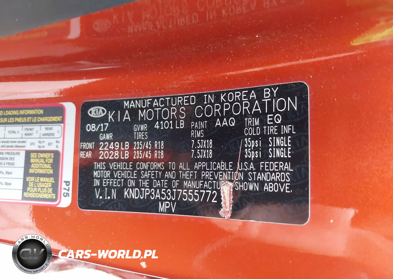 2018 Kia Soul + VIN:KNDJP3A53J7555772 - 9