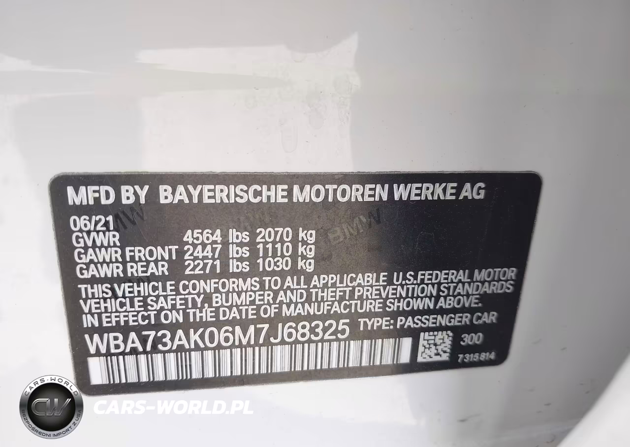 2021 BMW 228I Gran Coupe xDrive VIN:WBA73AK06M7J68325 - 9