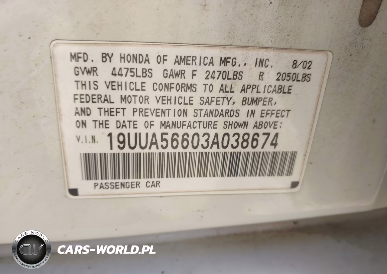 2003 Acura Tl 3.2 VIN:19UUA56603A038674 - 9