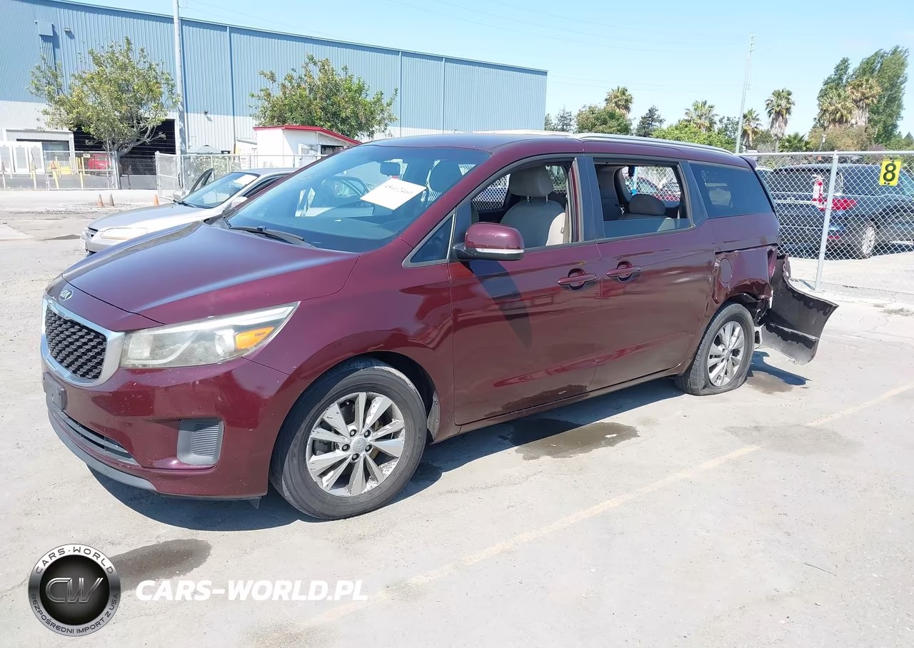2015 Kia Sedona Lx VIN:KNDMB5C18F6059820 - 2