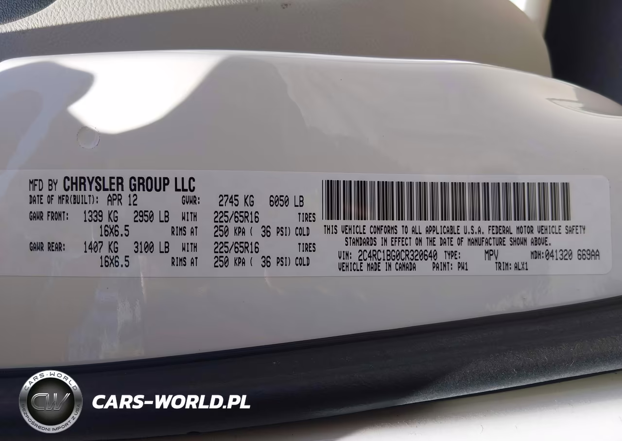 2012 Chrysler Town & Country Touring VIN:2C4RC1BG0CR320640 - 9