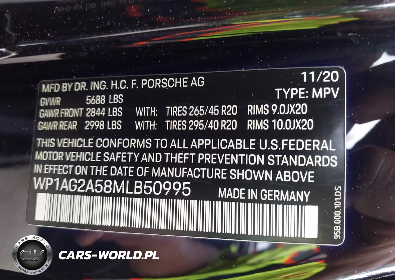 2021 Porsche Macan Gts VIN:WP1AG2A58MLB50995 - 9
