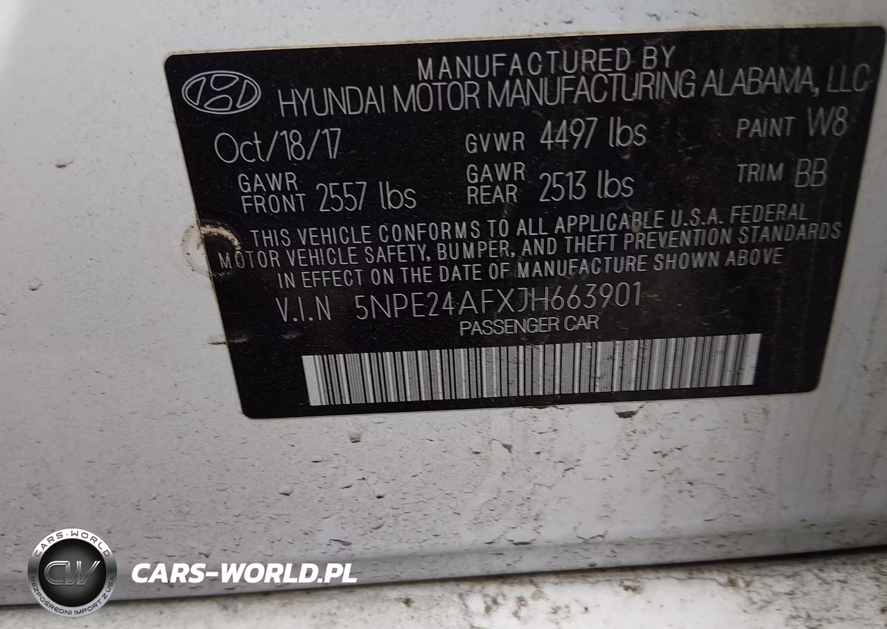 2018 Hyundai Sonata Se VIN:5NPE24AFXJH663901 - 9