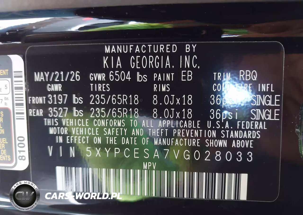 2027 Kia Telluride Hybrid Ex VIN:5XYPCESA7VG028033 - 9