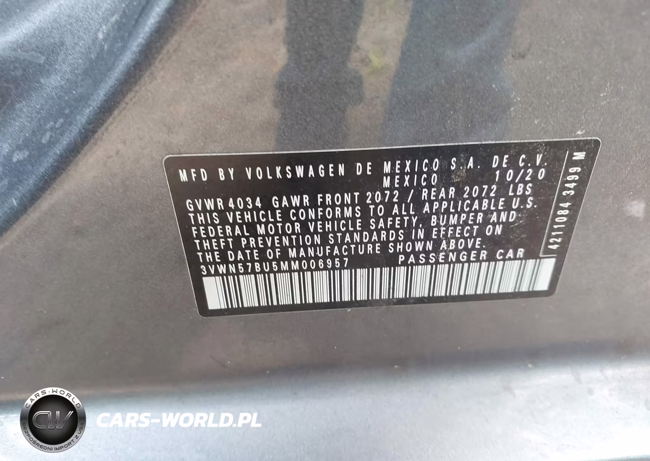 2021 Volkswagen Jetta 1.4T R-Line-1.4T S VIN:3VWN57BU5MM006957 - 9