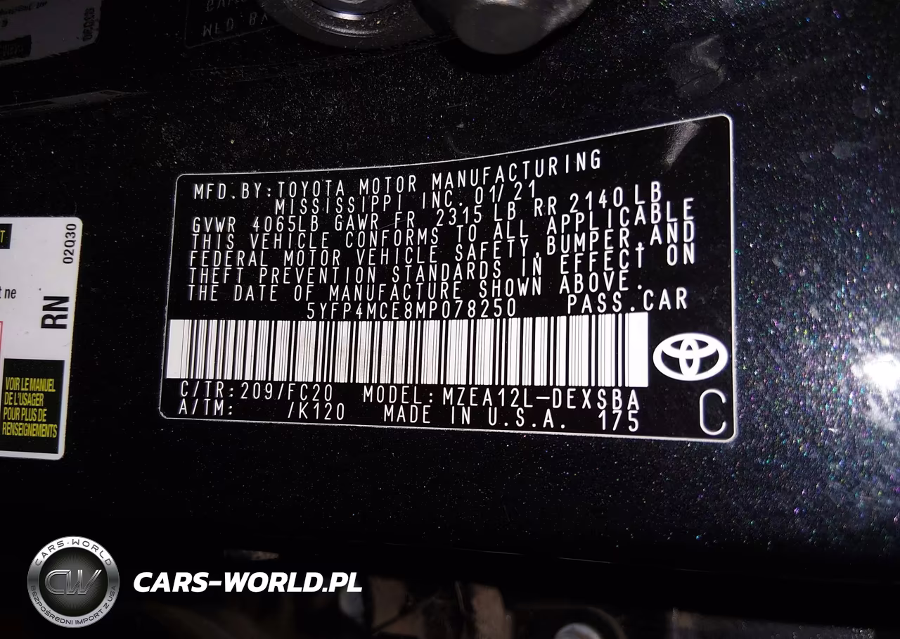2021 Toyota Corolla Se VIN:5YFP4MCE8MP078250 - 9