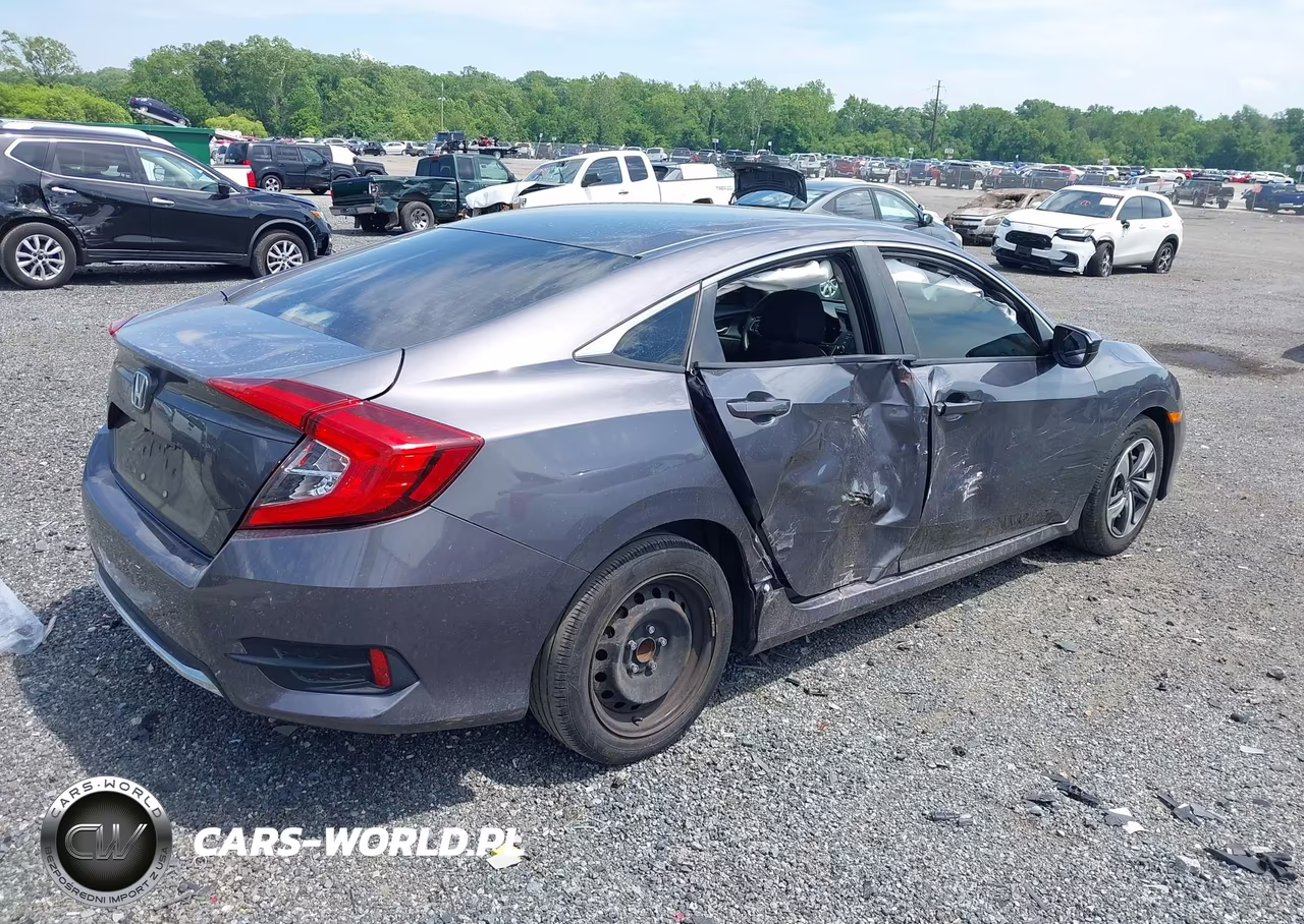 2020 Honda Civic Lx VIN:2HGFC2E69LH501898 - 4
