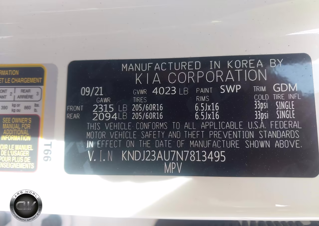 2022 Kia Soul Lx VIN:KNDJ23AU7N7813495 - 9