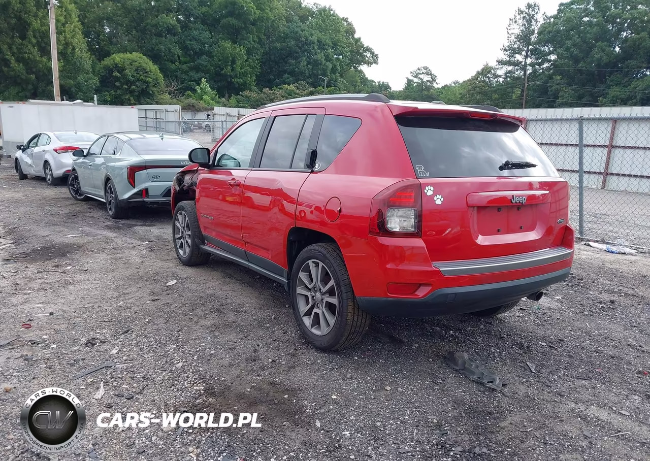 2017 Jeep Compass Sport Se Fwd VIN:1C4NJCBA7HD152825 - 3