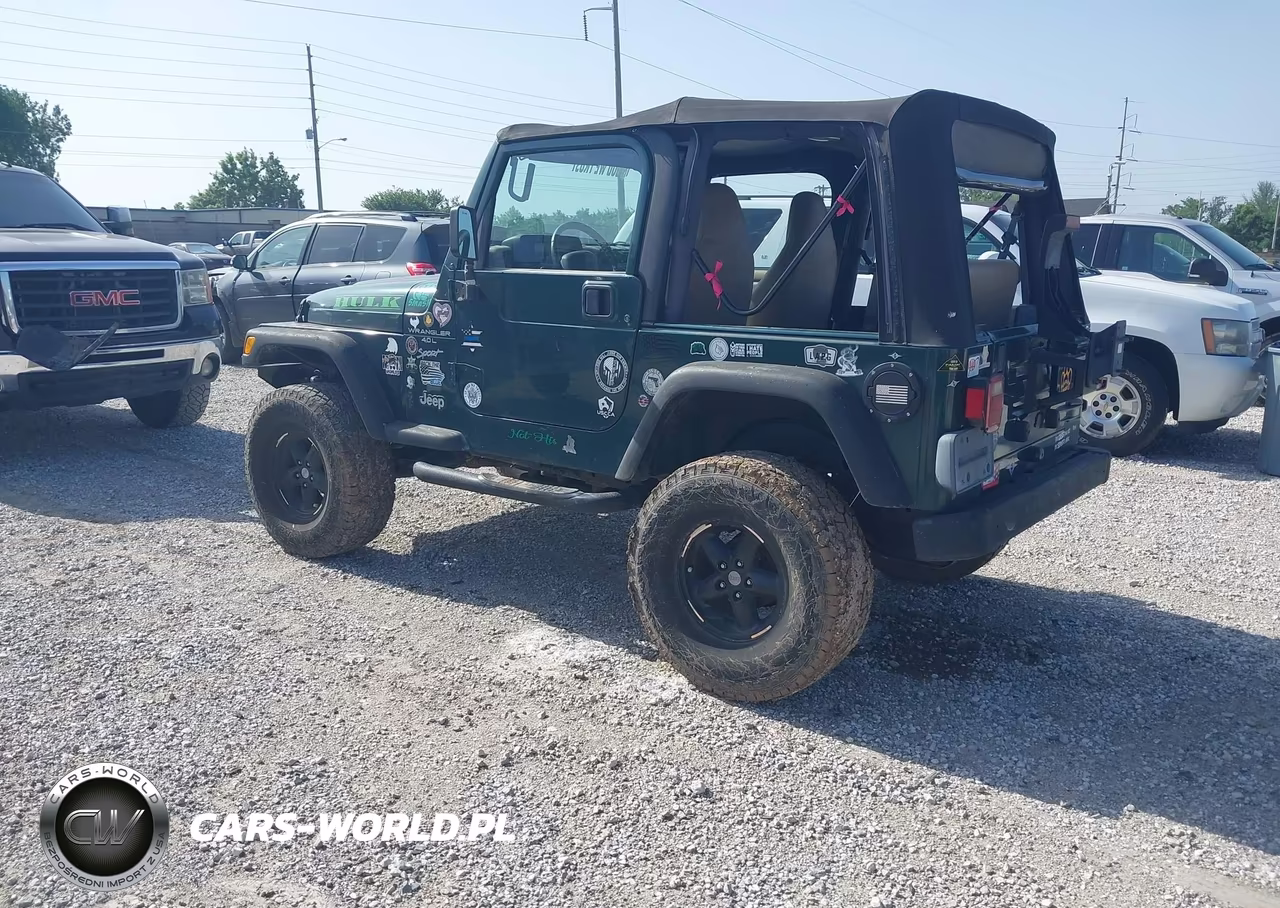 2001 Jeep Wrangler Sport VIN:1J4FA49S81P317725 - 3