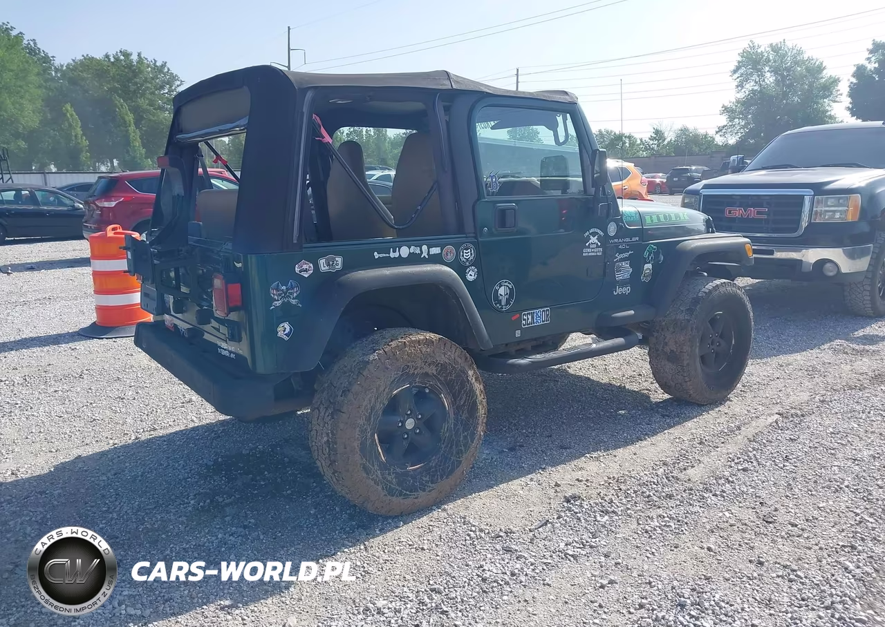2001 Jeep Wrangler Sport VIN:1J4FA49S81P317725 - 4