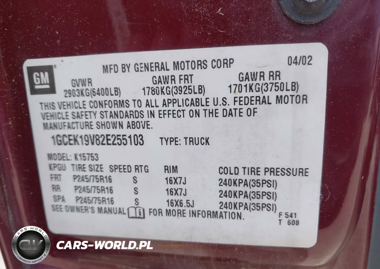 2002 Chevrolet Silverado 1500 Ls VIN:1GCEK19V82E255103 - 9