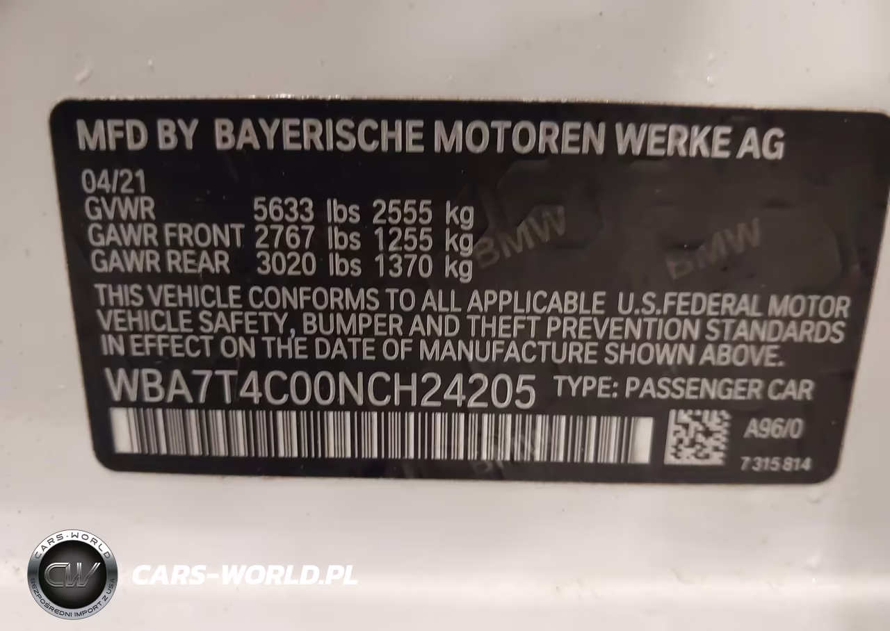2022 BMW 740 I xDrive VIN:WBA7T4C00NCH24205 - 9