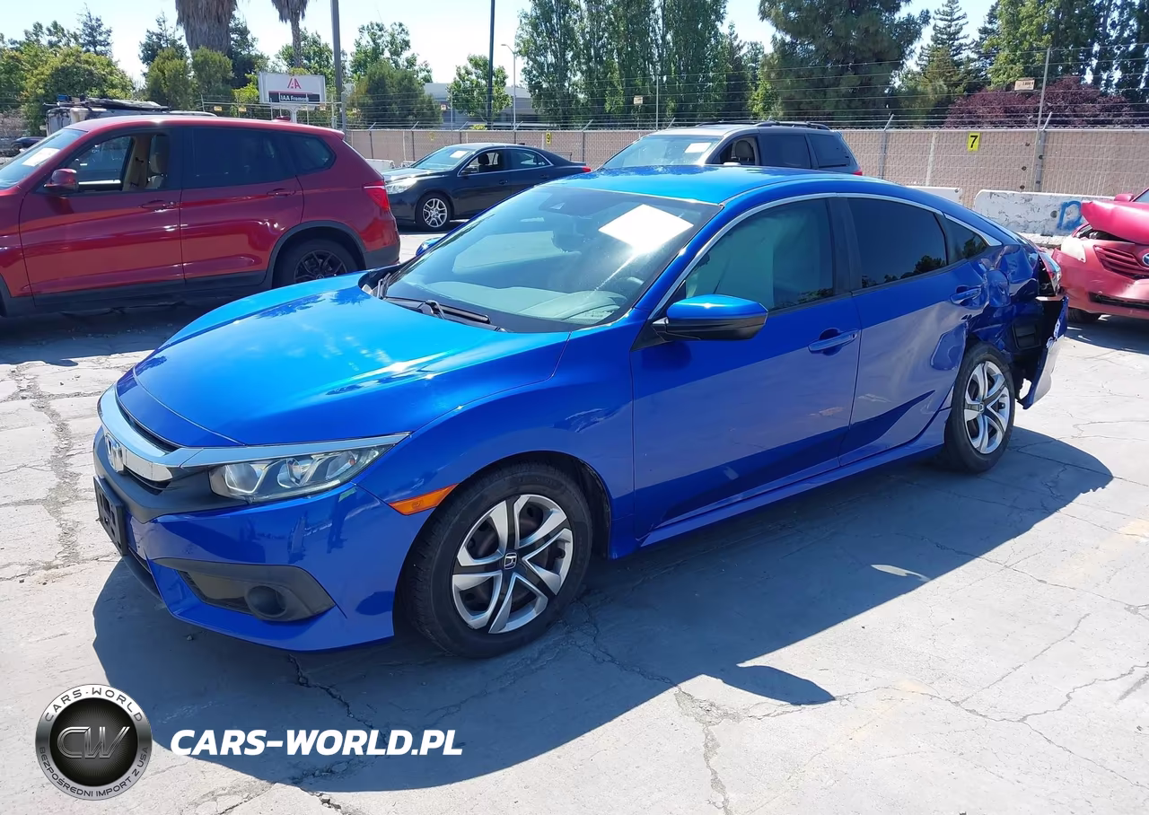 2016 Honda Civic Lx VIN:19XFC2F68GE223445 - 2