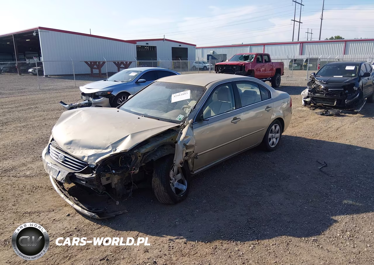 2008 Kia Optima Lx VIN:KNAGE123285265530 - 2