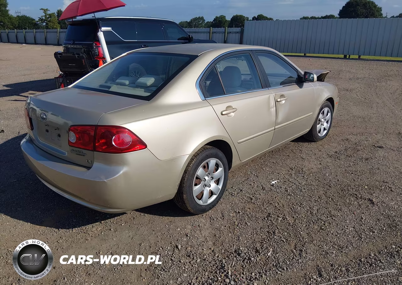 2008 Kia Optima Lx VIN:KNAGE123285265530 - 4