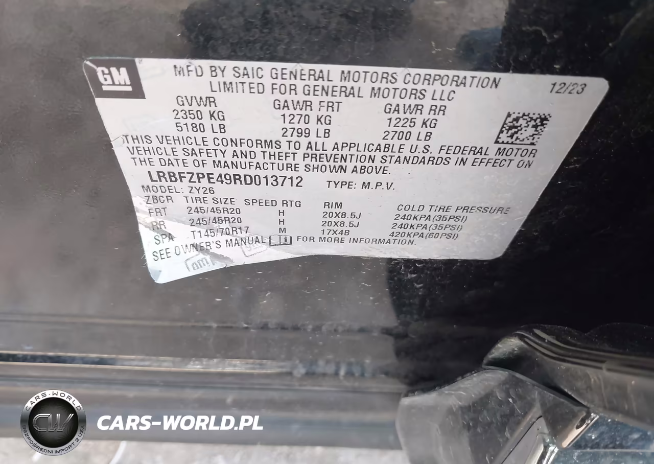 2024 Buick Envision Sport Touring Awd VIN:LRBFZPE49RD013712 - 9