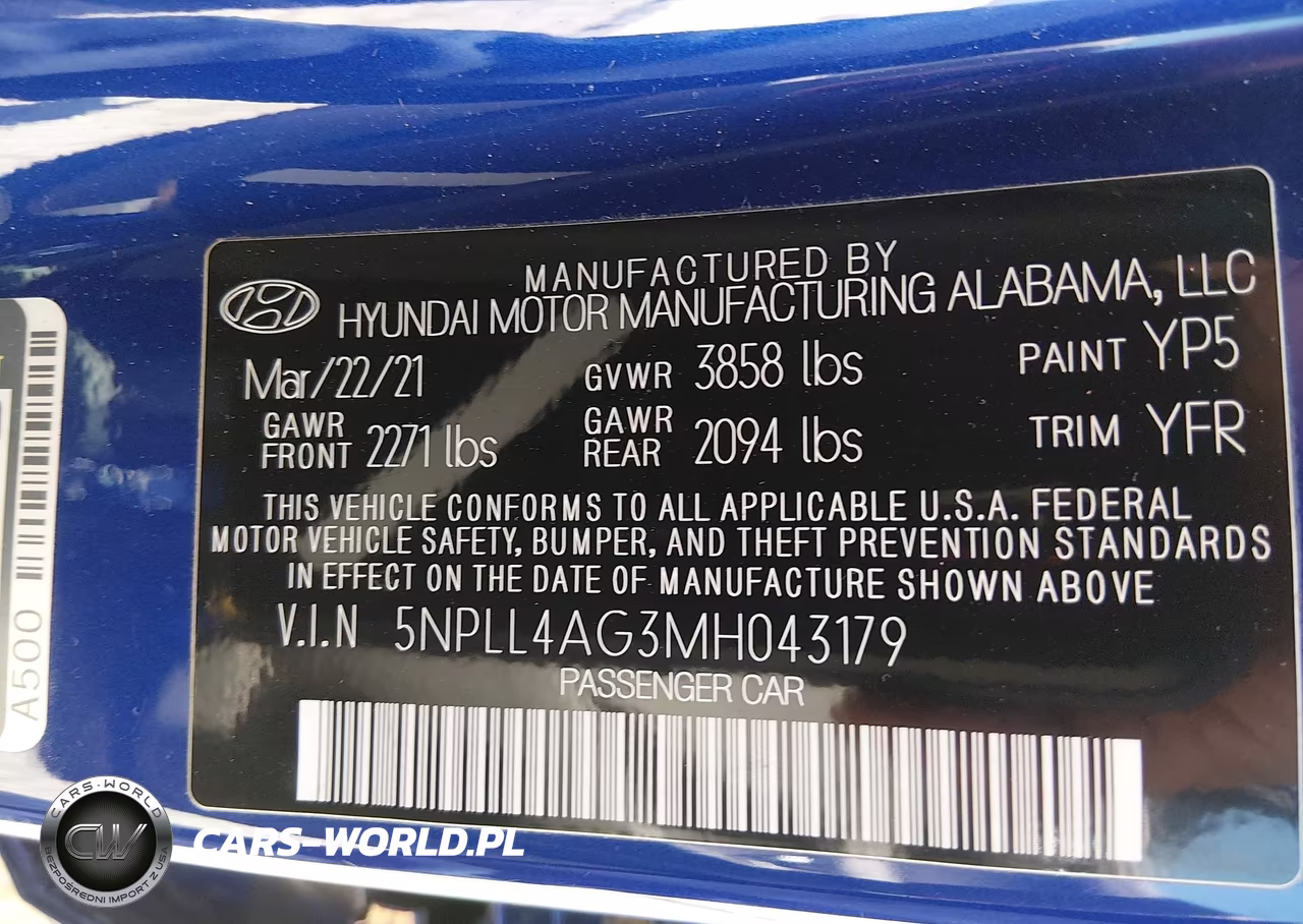 2021 Hyundai Elantra Se VIN:5NPLL4AG3MH043179 - 9