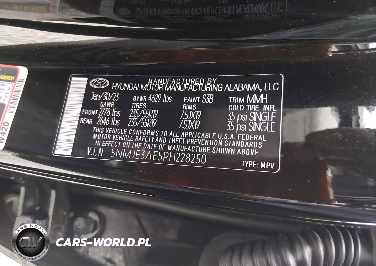 2023 Hyundai Tucson Limited VIN:5NMJE3AE5PH228250 - 9