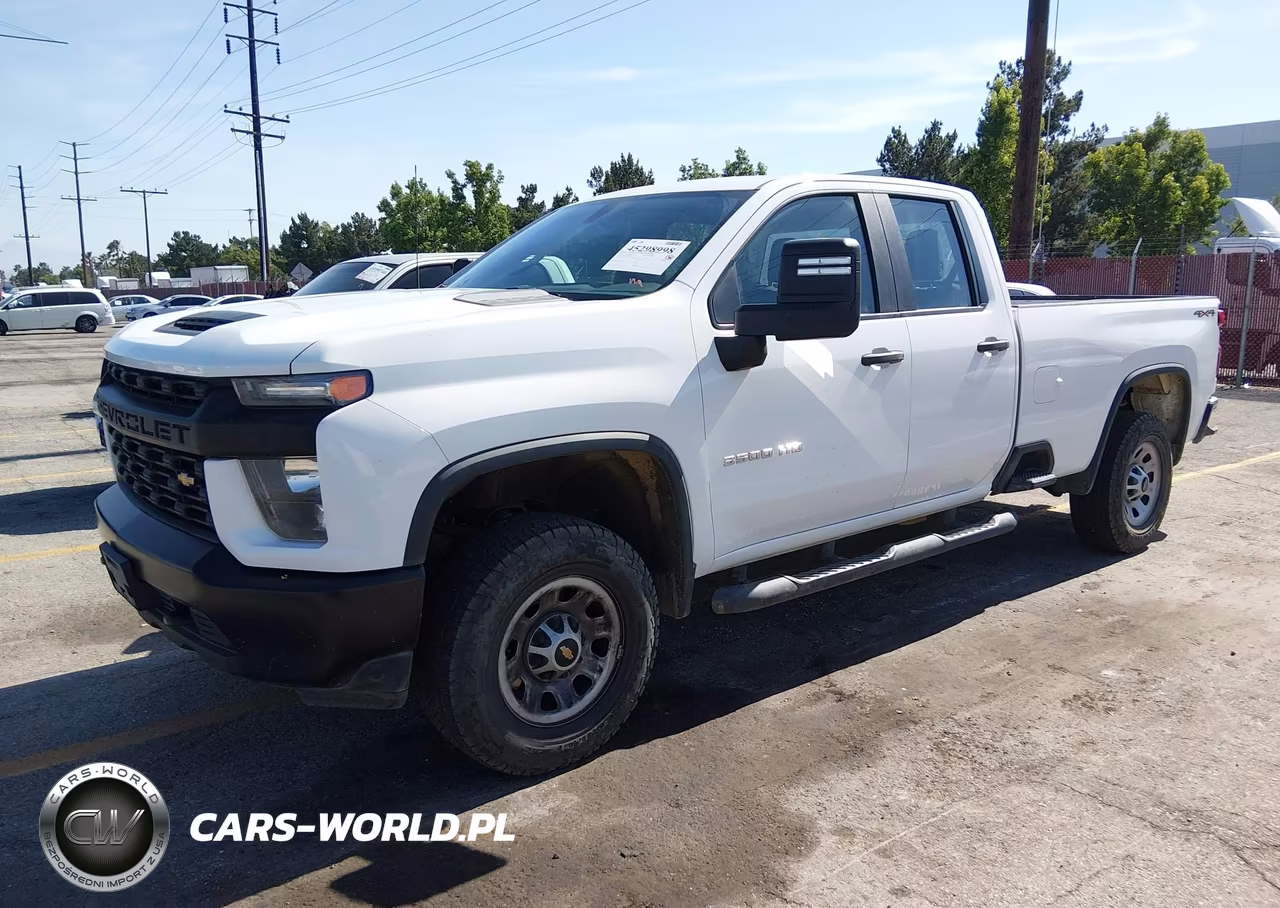 2021 Chevrolet Silverado 3500Hd 4Wd Long Bed Wt VIN:1GC5YSE77MF222182 - 2