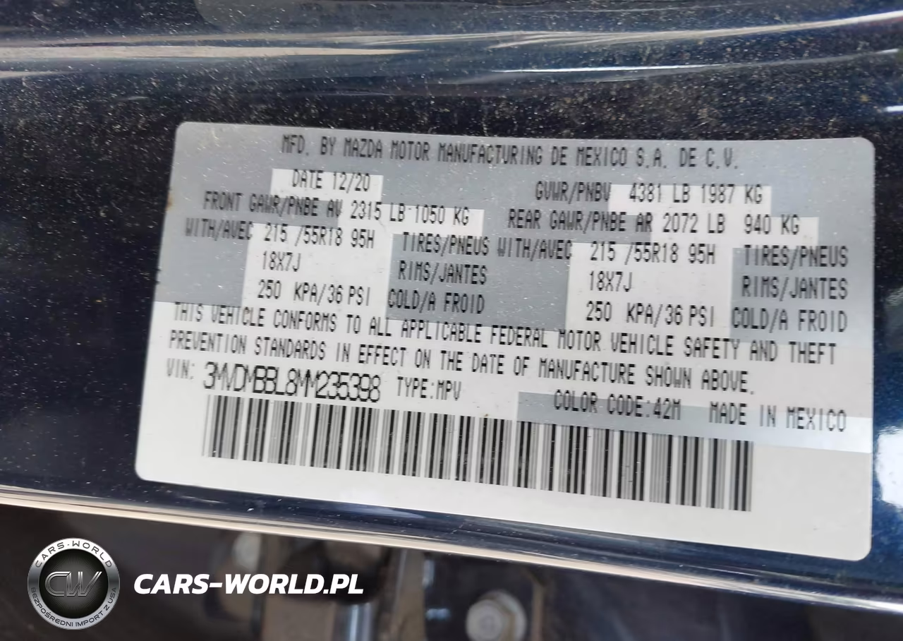 2021 Mazda Cx-30 Select VIN:3MVDMBBL8MM235398 - 9