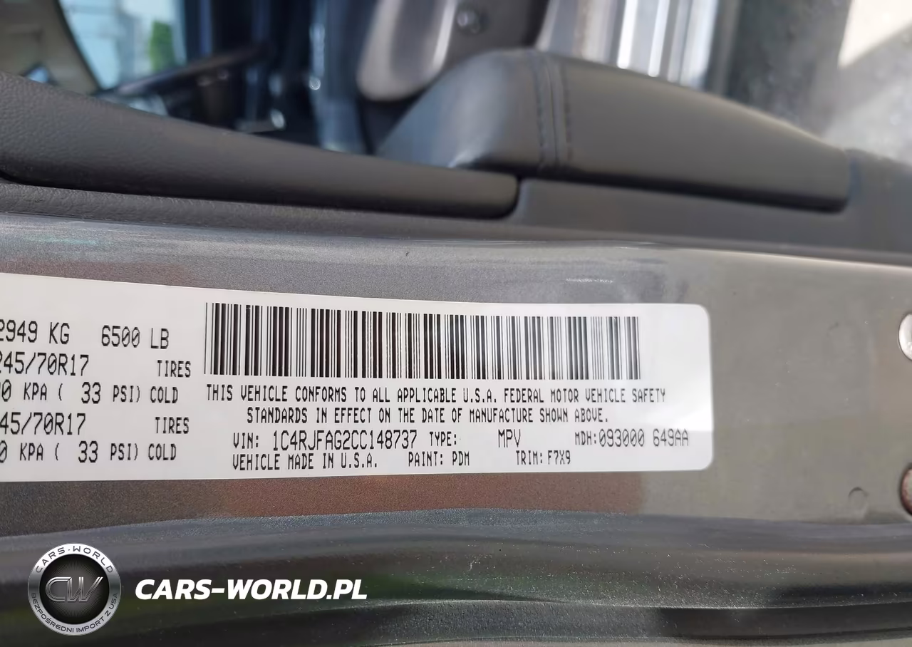 2012 Jeep Grand Cherokee Laredo VIN:1C4RJFAG2CC148737 - 9