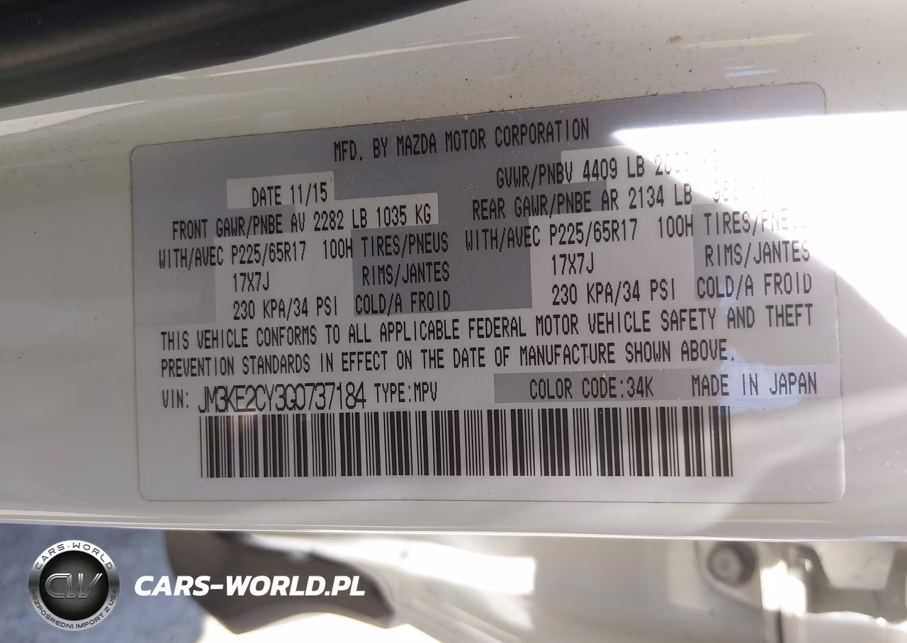 2016 Mazda Cx-5 Touring VIN:JM3KE2CY3G0737184 - 9