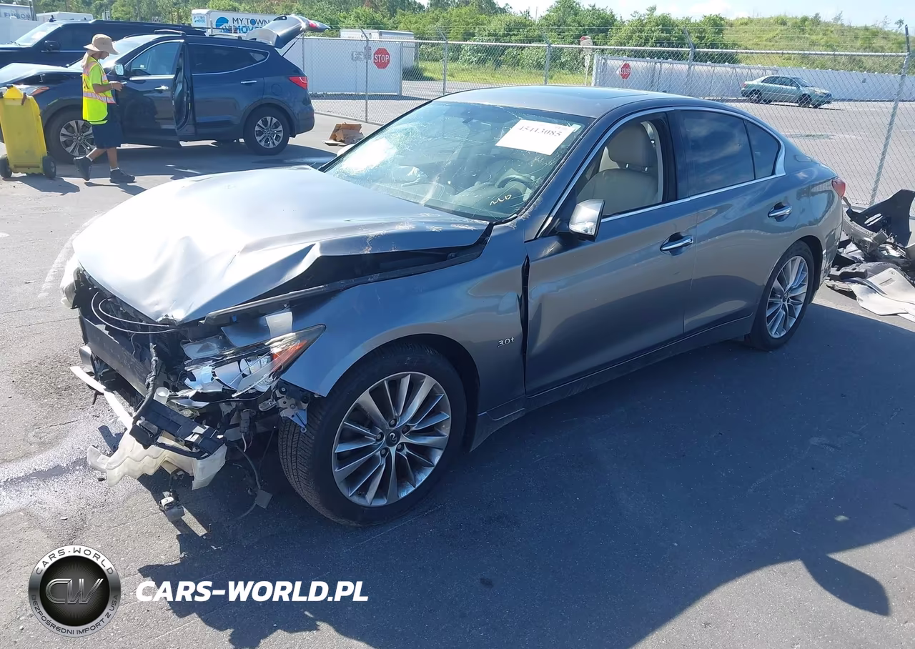 2018 Infiniti Q50 3.0T Luxe VIN:JN1EV7AP9JM351336 - 2