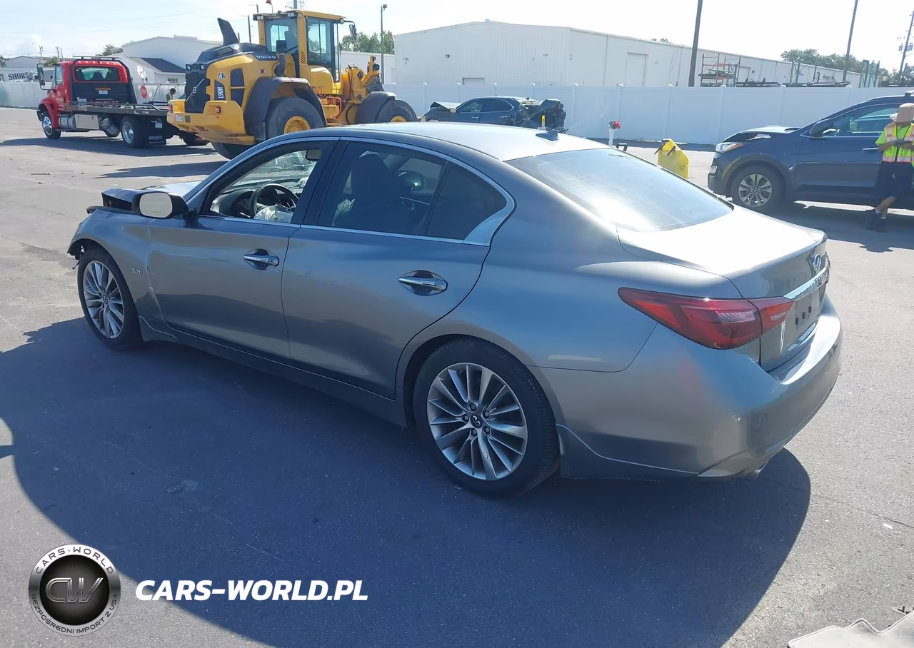 2018 Infiniti Q50 3.0T Luxe VIN:JN1EV7AP9JM351336 - 3