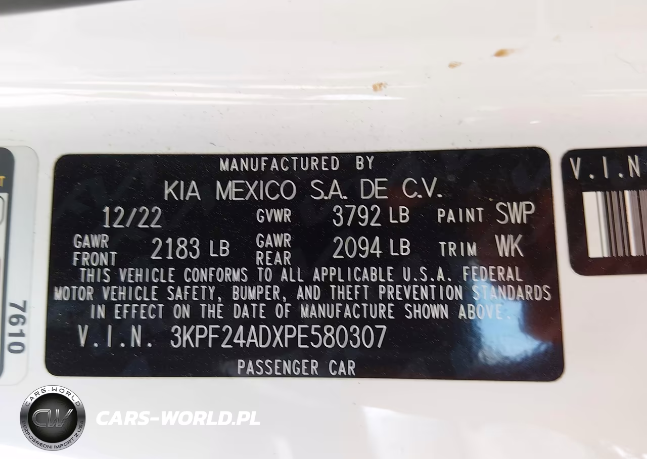 2023 Kia Forte Lxs VIN:3KPF24ADXPE580307 - 9
