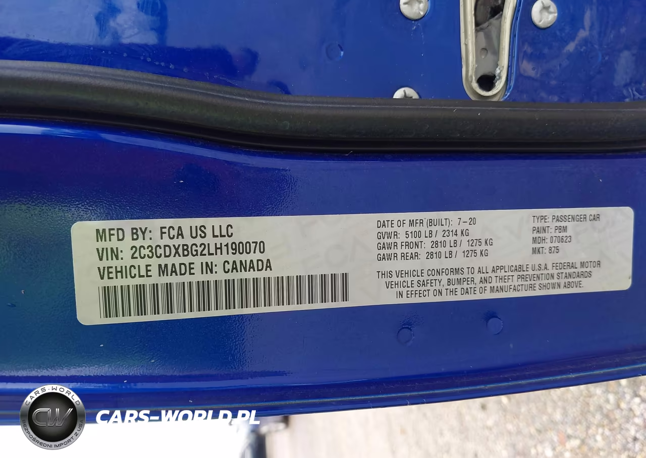 2020 Dodge Charger Sxt Rwd VIN:2C3CDXBG2LH190070 - 9