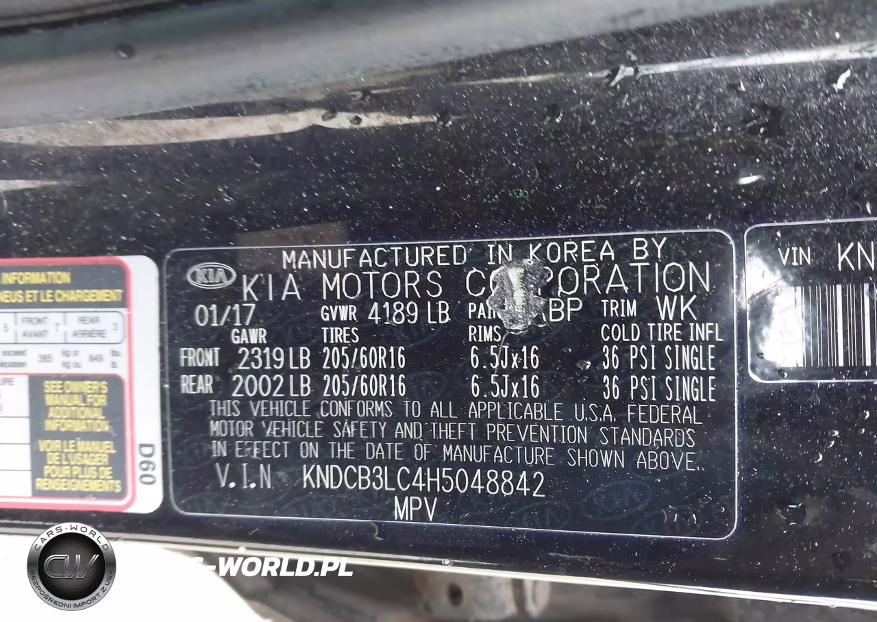 2017 Kia Niro Lx VIN:KNDCB3LC4H5048842 - 9