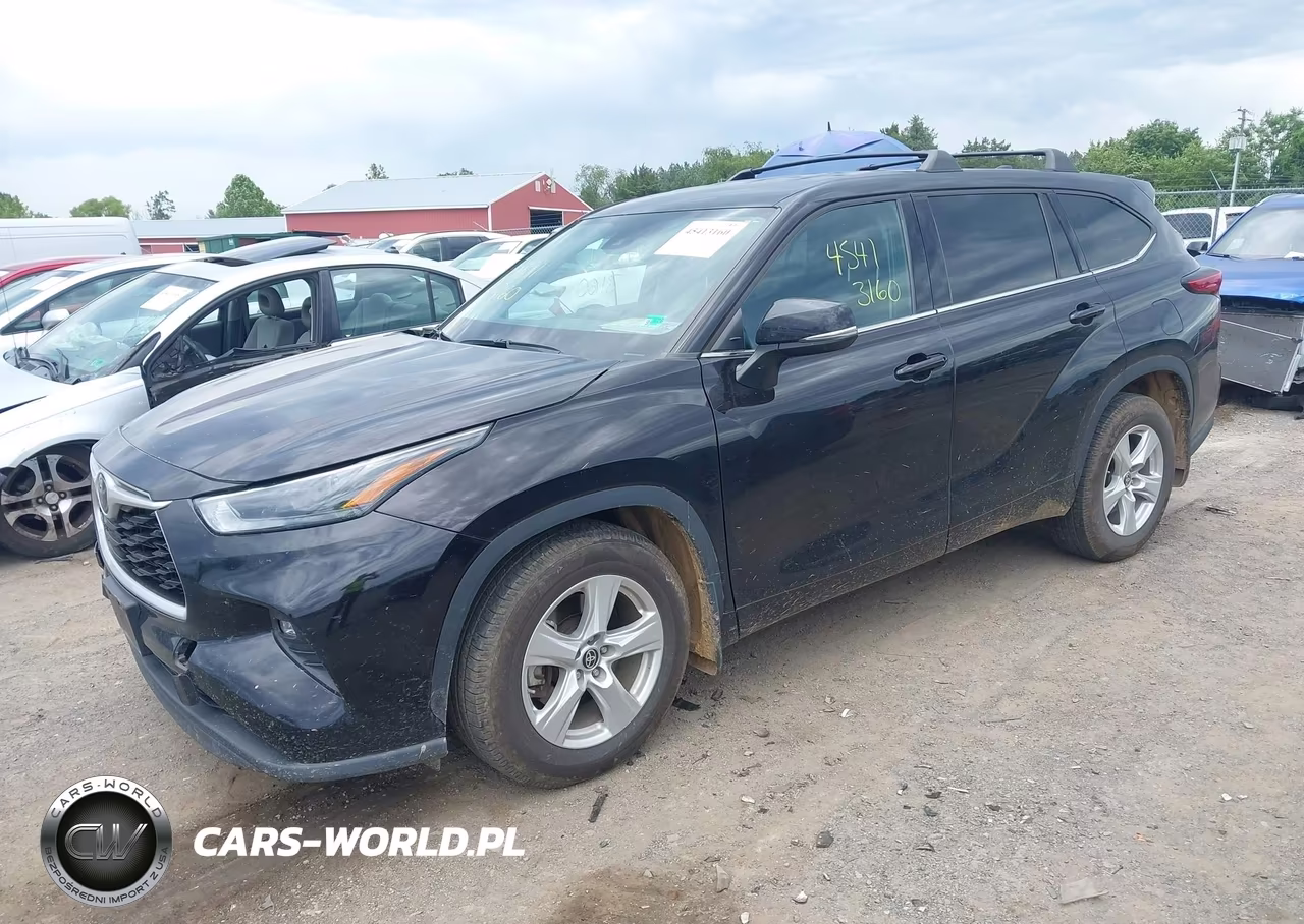 2022 Toyota Highlander Le VIN:5TDBZRBHXNS166102 - 2