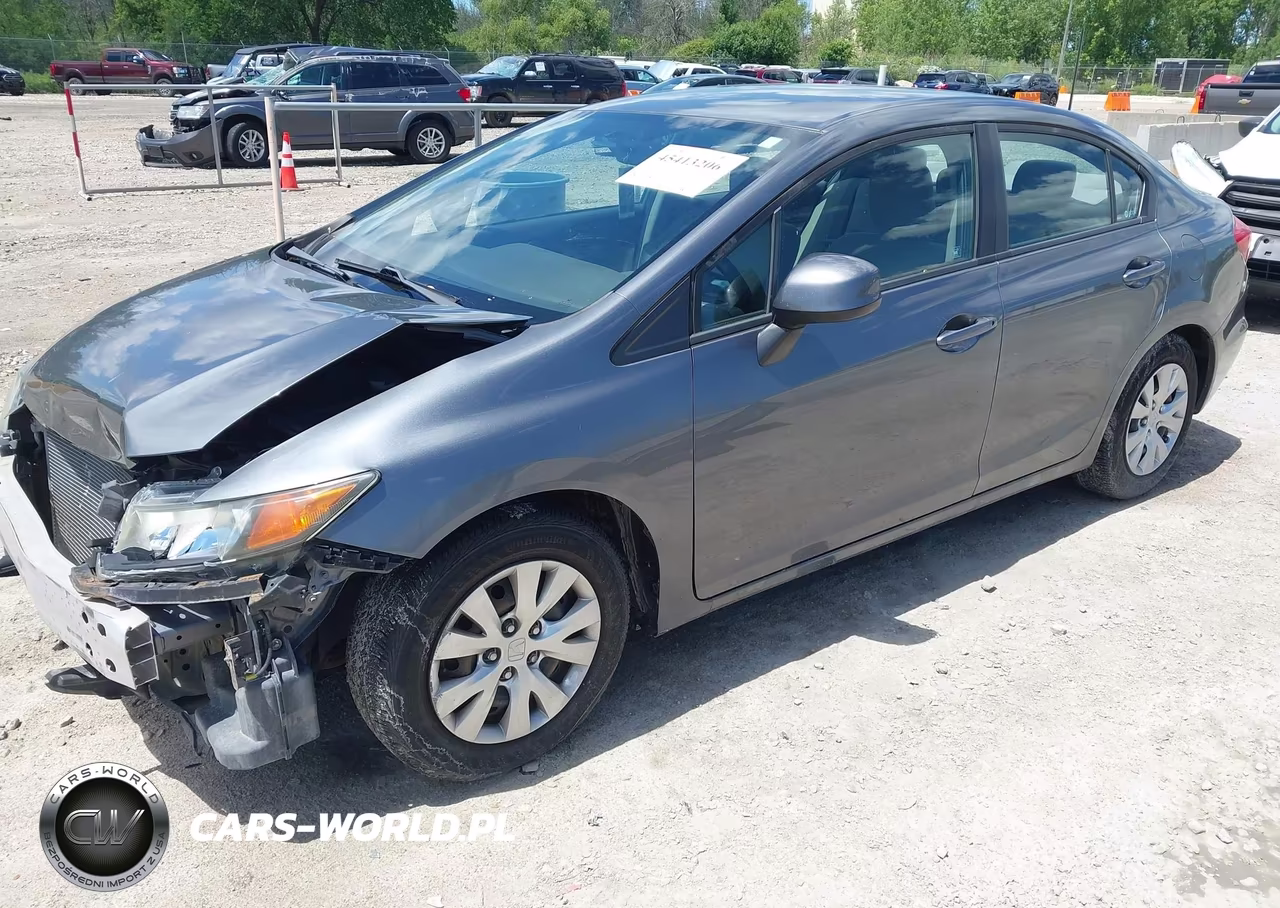 2012 Honda Civic Lx VIN:19XFB2F56CE108282 - 2