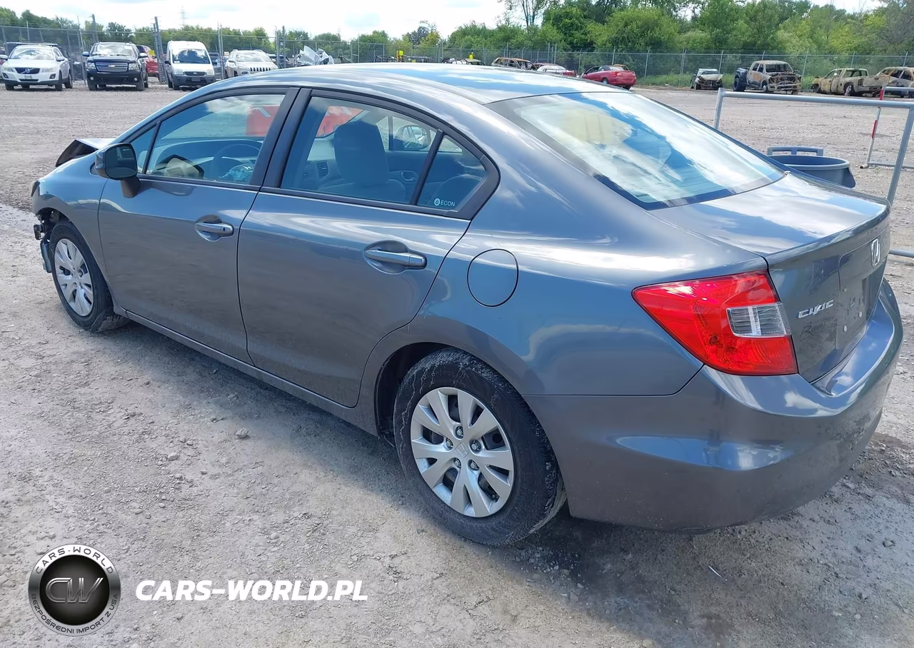 2012 Honda Civic Lx VIN:19XFB2F56CE108282 - 3