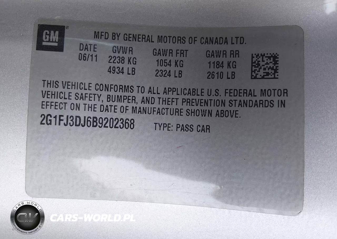 2011 Chevrolet Camaro 1Ss VIN:2G1FJ3DJ6B9202368 - 9