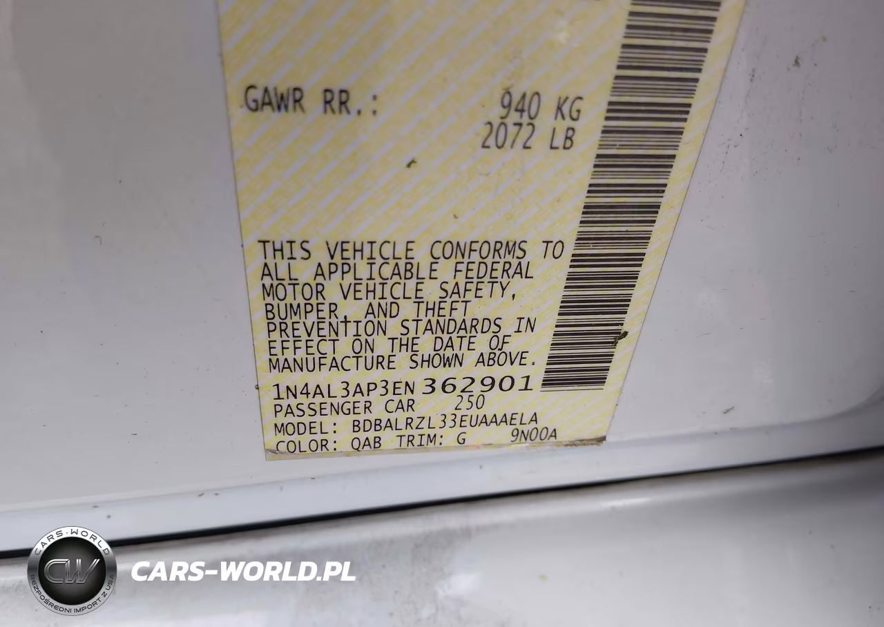 2014 Nissan Altima 2.5 S VIN:1N4AL3AP3EN362901 - 9
