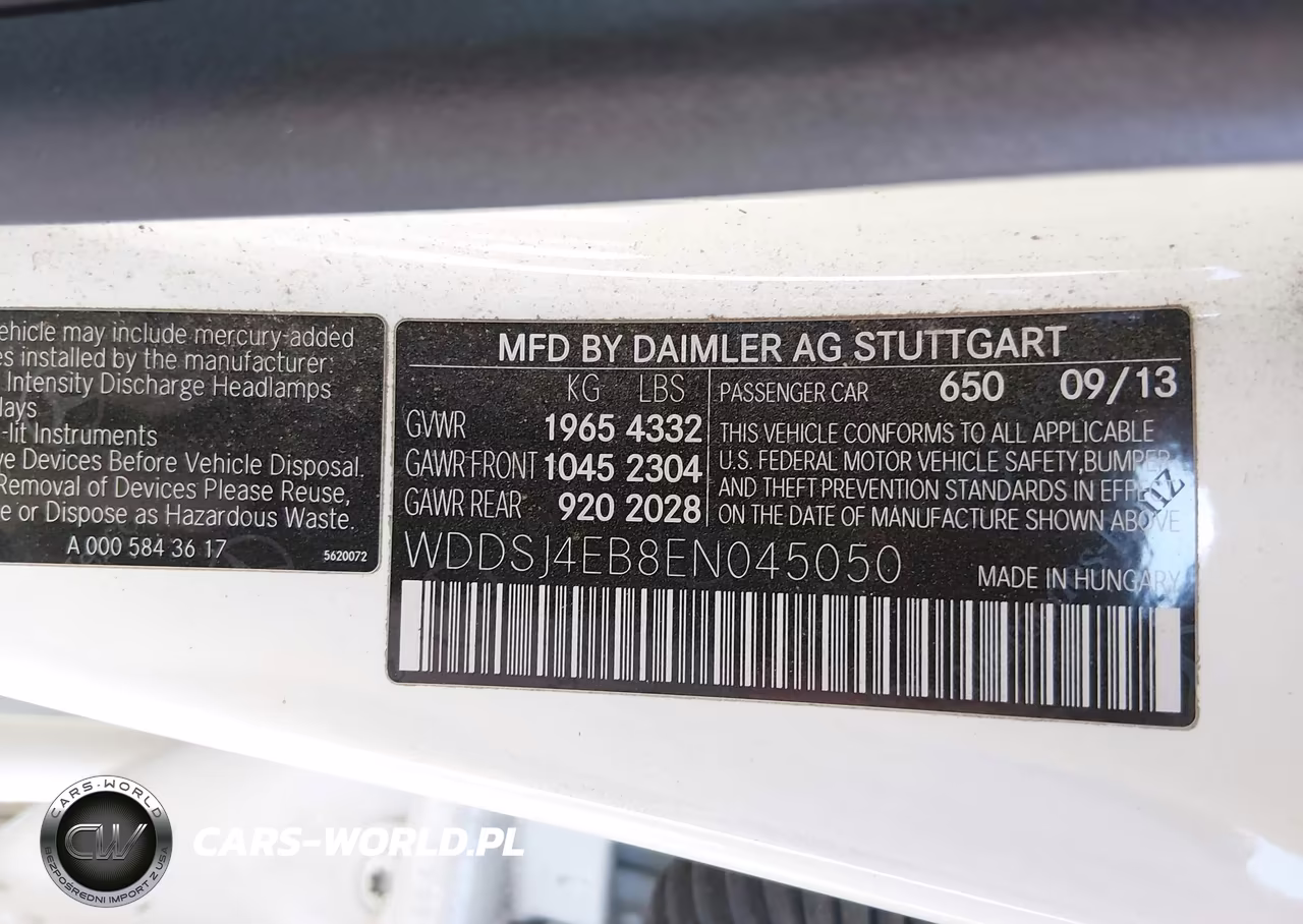 2014 Mercedes-Benz Cla 250 VIN:WDDSJ4EB8EN045050 - 9