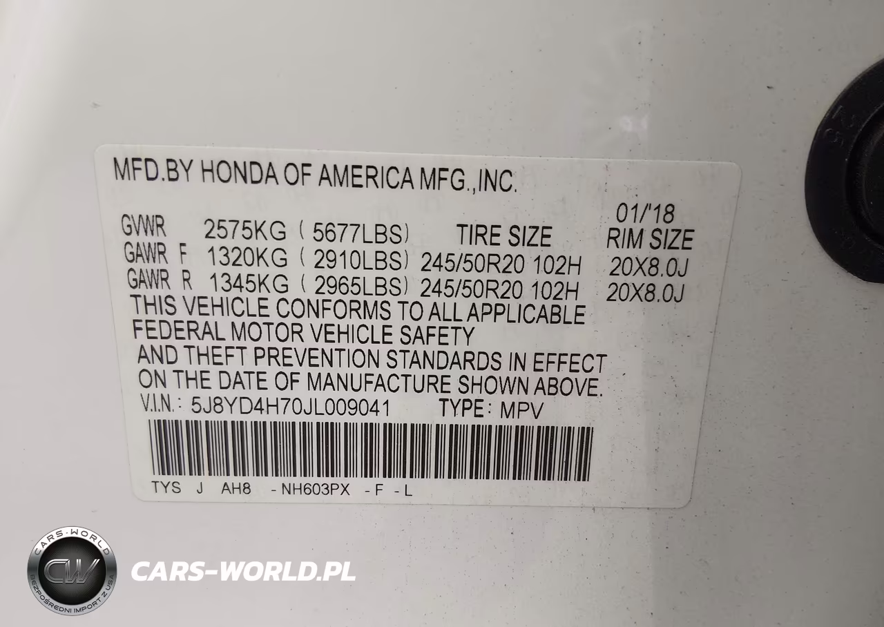 2018 Acura Mdx Technology Entertainment Pkgs VIN:5J8YD4H70JL009041 - 9