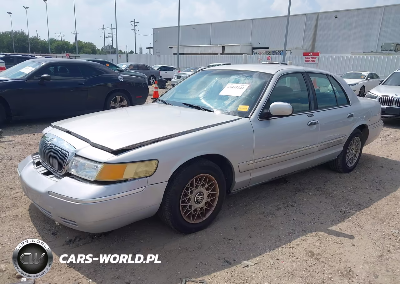 2000 Mercury Grand Marquis Gs VIN:2MEFM74W9YX712055 - 2