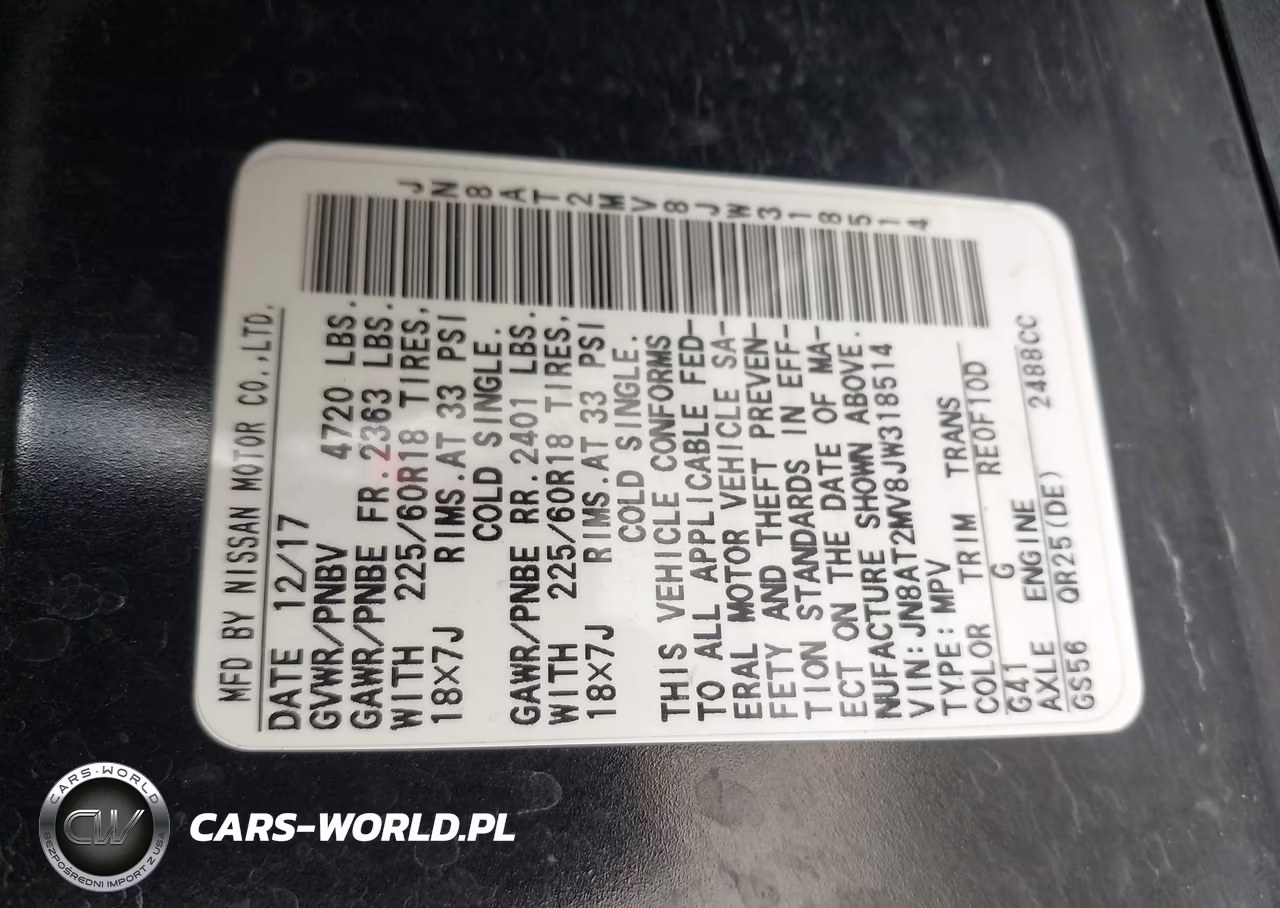2018 Nissan Rogue Sl VIN:JN8AT2MV8JW318514 - 9