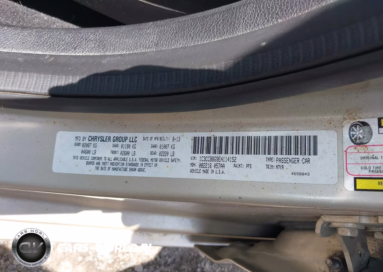 2014 Chrysler 200 Touring VIN:1C3CCBBG9EN114152 - 9