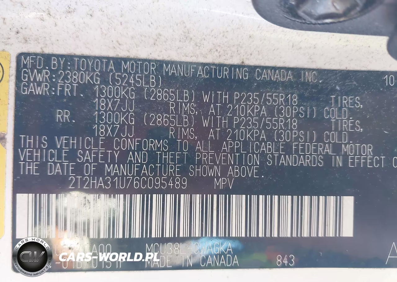 2006 Lexus Rx 330 VIN:2T2HA31U76C095489 - 9