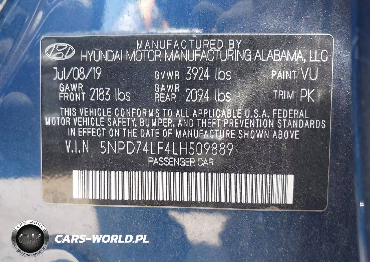 2020 Hyundai Elantra Se VIN:5NPD74LF4LH509889 - 9