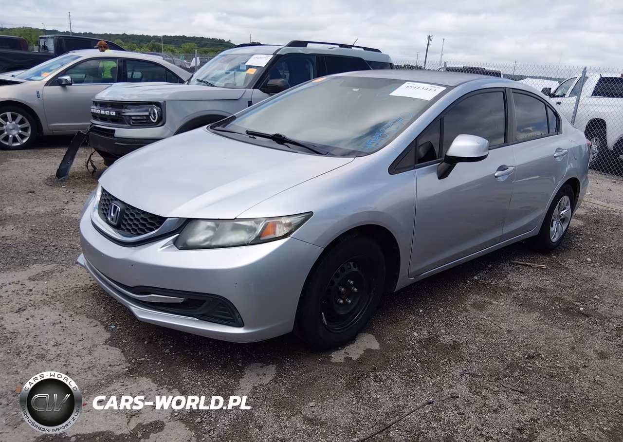 2013 Honda Civic Lx VIN:2HGFB2F52DH551262 - 2
