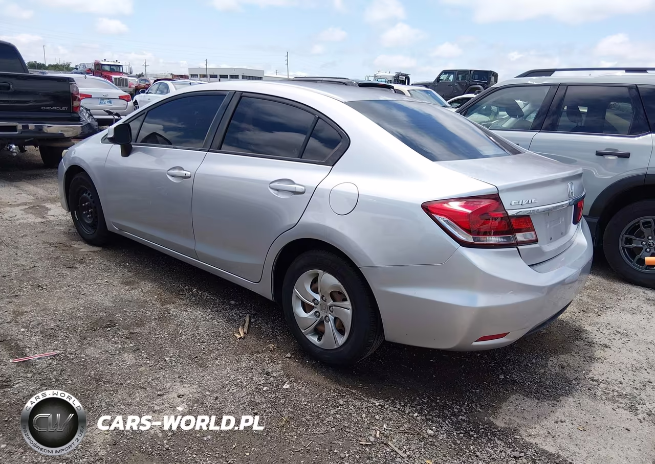 2013 Honda Civic Lx VIN:2HGFB2F52DH551262 - 3