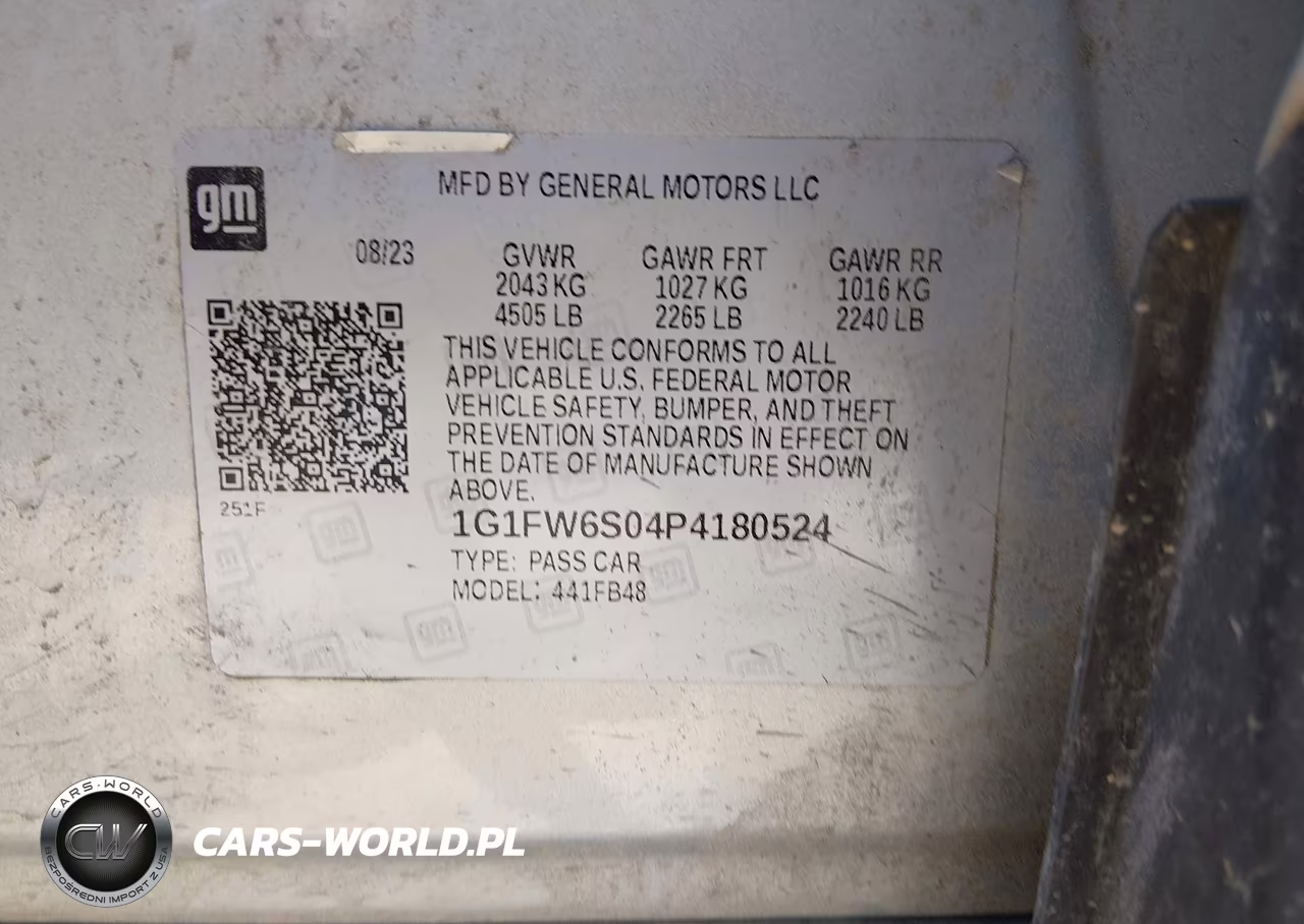 2023 Chevrolet Bolt Ev Fwd 1Lt VIN:1G1FW6S04P4180524 - 9