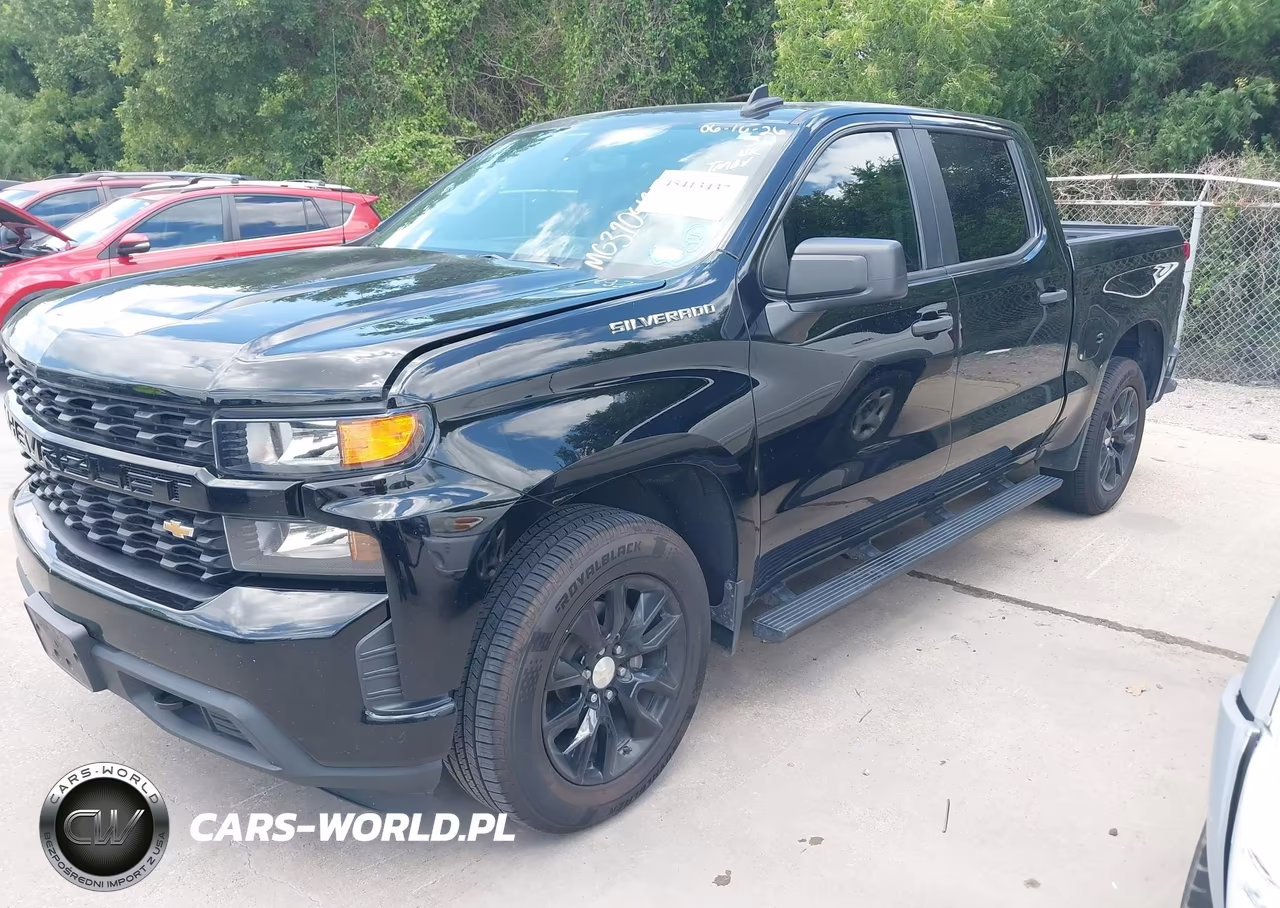 2021 Chevrolet Silverado 1500 2Wd Short Bed Custom VIN:3GCPWBEK4MG310415 - 2